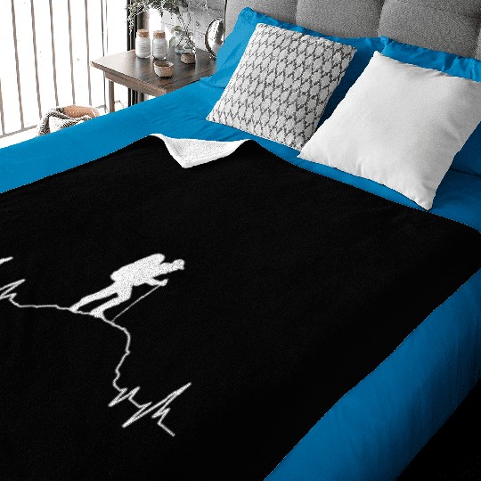 Hiking | Mountaineer | Wanderlust | Climbing Baby Blankets