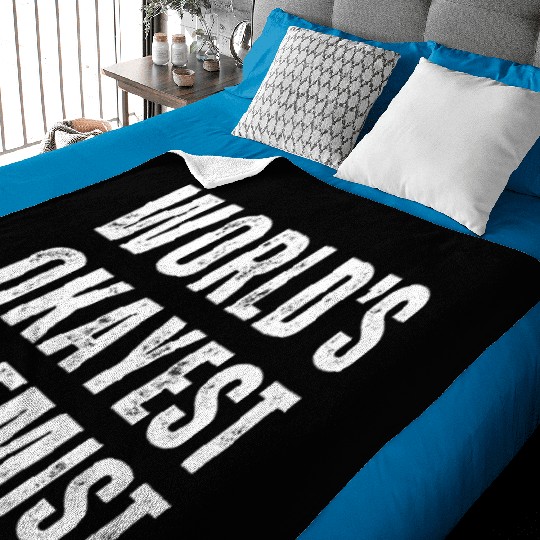 Okayest Chemist Laboratory Reaction Joke Baby Blankets