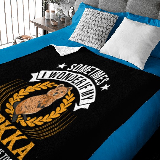 Quokka Gift Short-tailed Kangaroo Baby Blankets