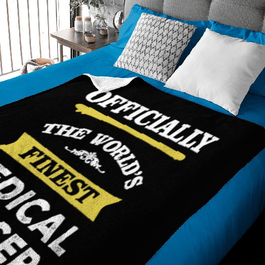 The World's Finest Medical Officer Baby Blankets