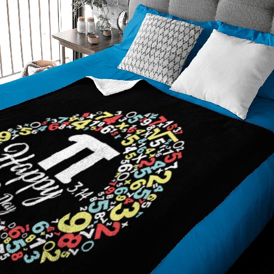 happy pi day Lovers Pi Day Number Symbol Math Baby Blankets