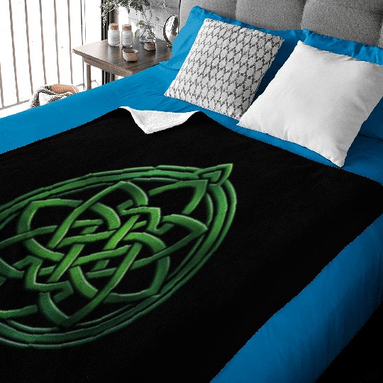 St Patricks Day Celtic Knot Irish Scottish Symbol Baby Blankets