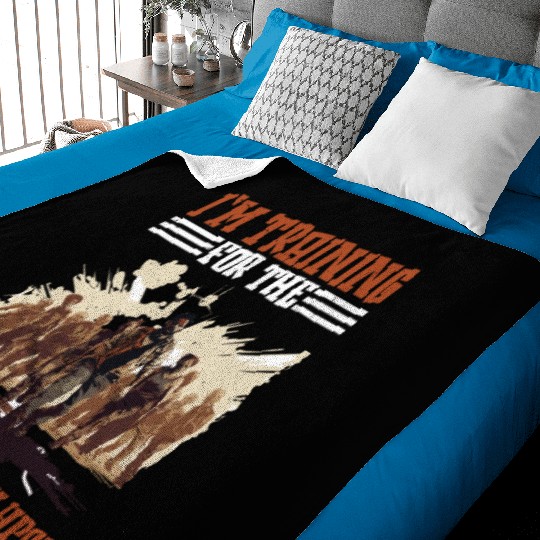 I'm Training For The Zombie Apocalypse 21 Baby Blankets