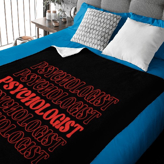 Psychologist Behavioral Scientist Mind Specialist Baby Blankets