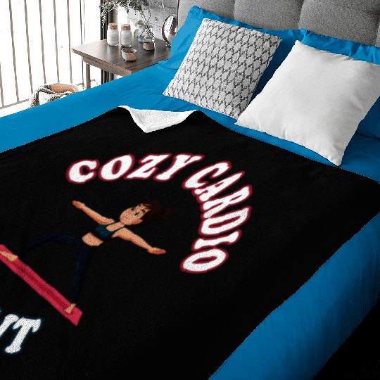 Cozy Cardio Try It Fitness & Gym lovers Gift Baby Blankets