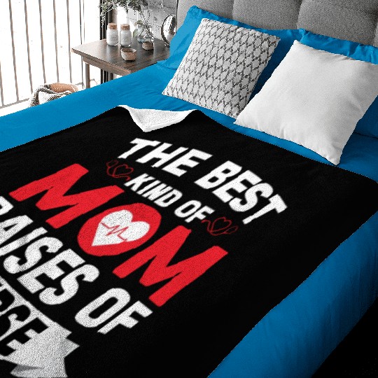 The Best Kind Of Mom Raises Of Nurse Baby Blankets