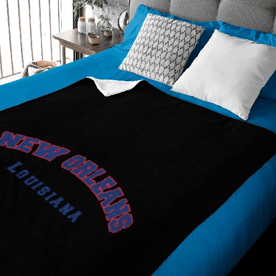 New Orleans Louisiana Baby Blankets