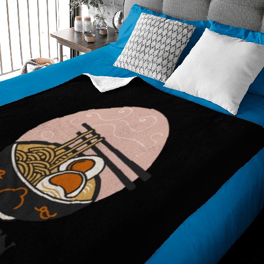 Ramen Noodles Design Baby Blankets