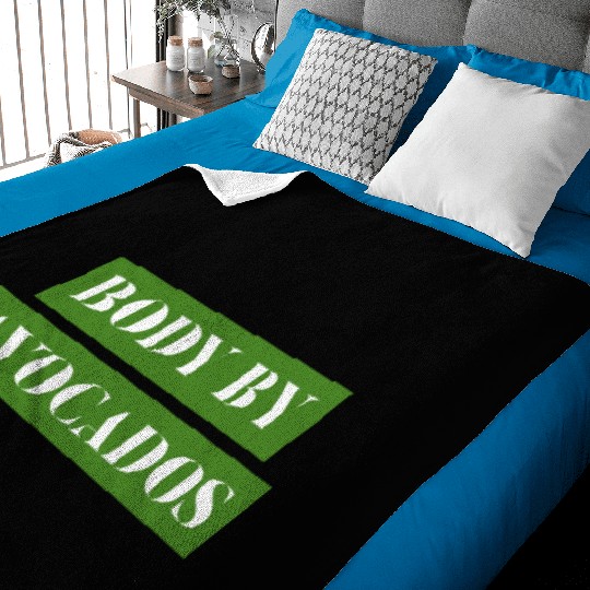 Body by Avocados Avocado Gym Baby Blankets