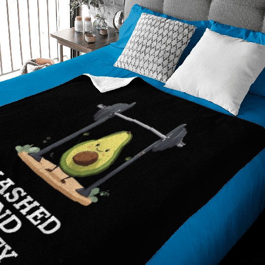 Mashed and Mighty Avocado Gym Baby Blankets