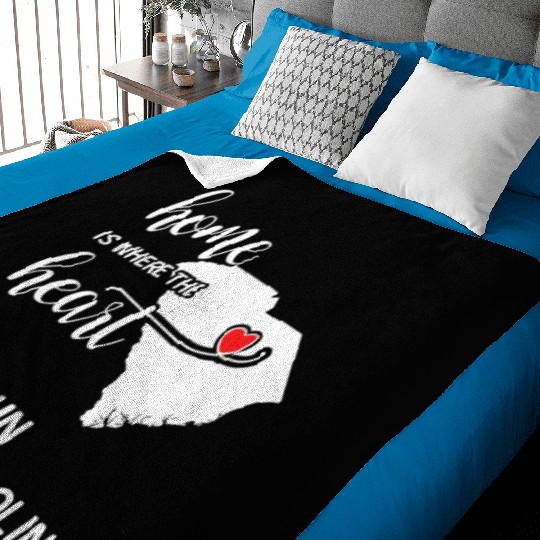 Calhoun County South Carolina Is Where My Heart Is Baby Blankets