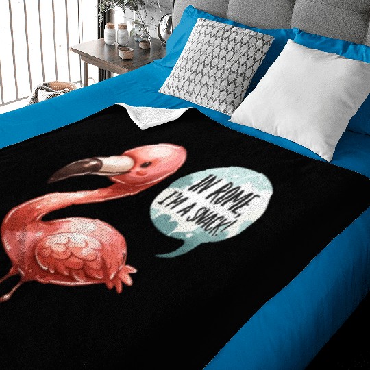 Flamingo Roman History Roman Empire Cuisine Baby Blankets