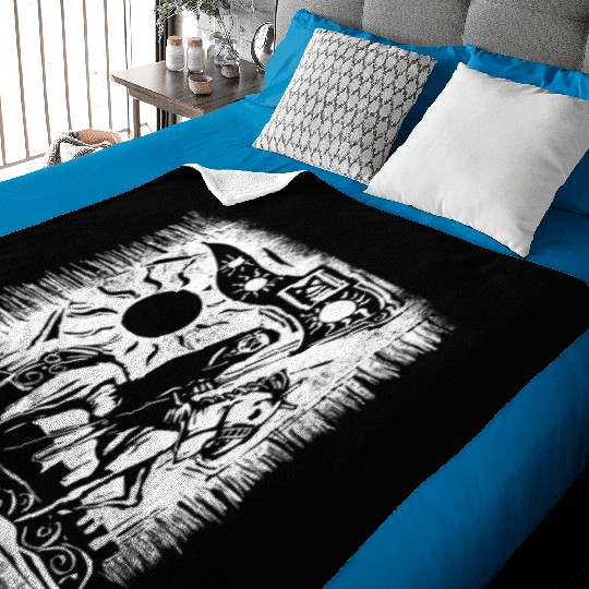 Tarot Death Card Blackcraft Baby Blankets
