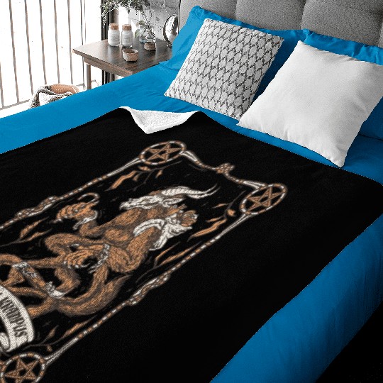 Merry krampus Baby Blankets