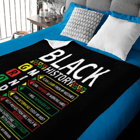 Growth Mindset Definition Black History Month Baby Blankets
