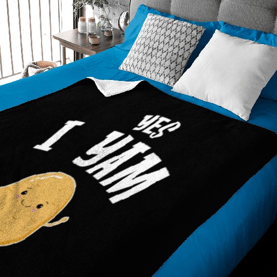 My Sweet Potato, Yes I yam Baby Blankets