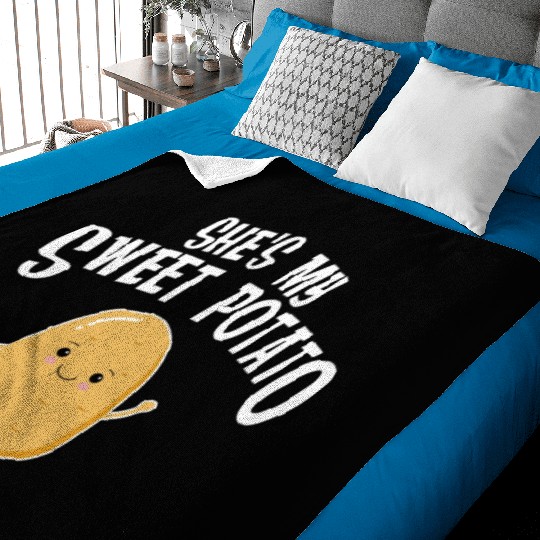 She's My Sweet Potato Baby Blankets