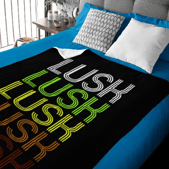 Lusk, WY | Vintage Style Wyoming Baby Blankets