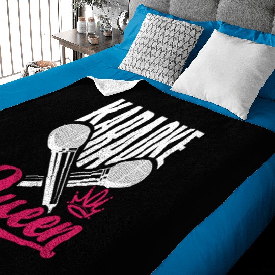 Funny Karaoke Singer Singing Musician Karaoke Gift Baby Blankets