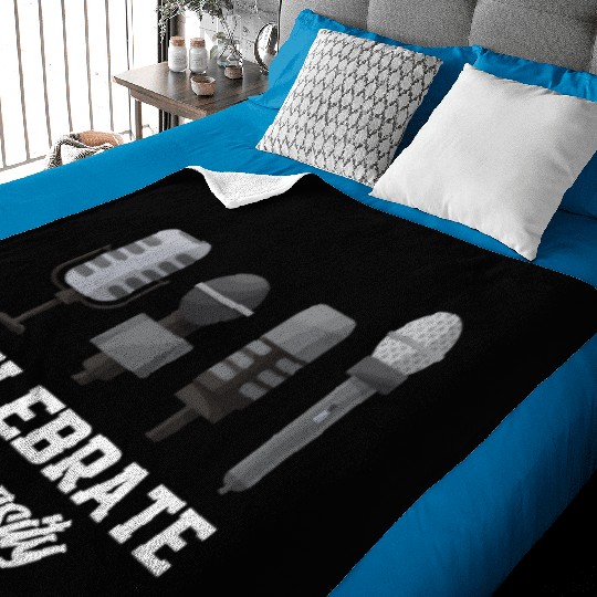 Funny Karaoke Singer Singing Musician Karaoke Gift Baby Blankets