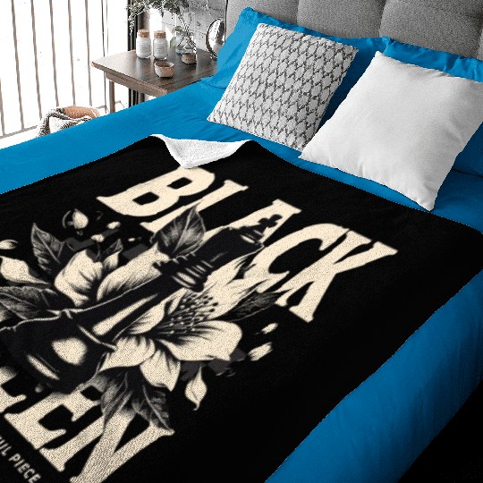 Black Queen The Most Powerful Chess African USA Baby Blankets