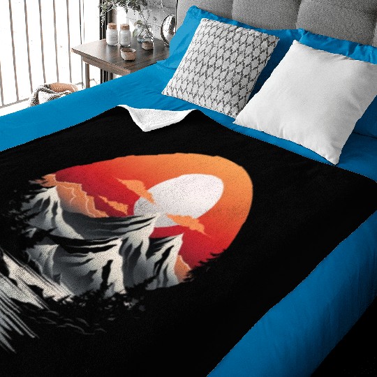 Mountain Glow Apparel: Sunrise Serenity Edition Baby Blankets