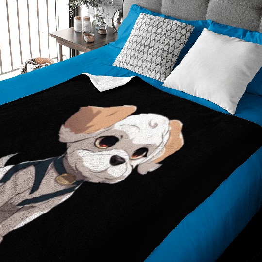 "Golden Retriever Devotion: Embracing Loyalty Baby Blankets