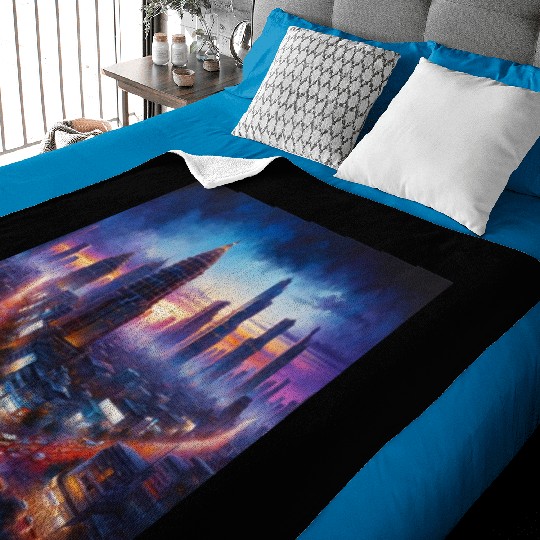 Urban Twilight Baby Blankets