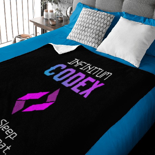 Programmer Codex Eat Sleep Code Repeat Baby Blankets
