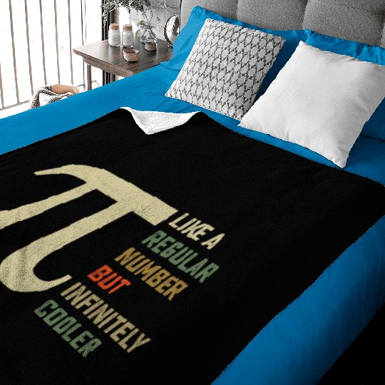 Like a Regular Number But Infinitely Cooler Pi Day Baby Blankets