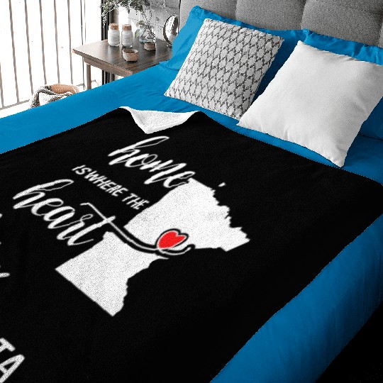 Cook County Minnesota Is Where My Heart Is Gift Baby Blankets
