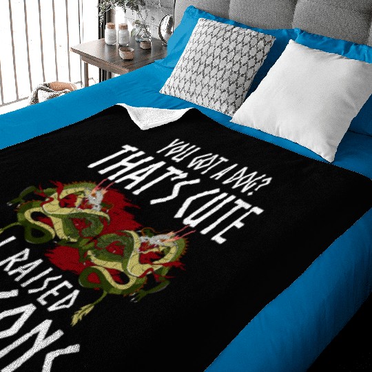 Fantasy Mythology Fire Movie Baby Blankets