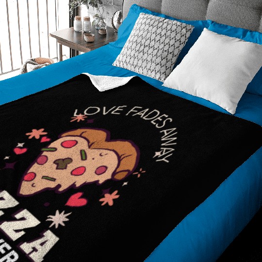 Pizza Is Forever Valentines Graphic Baby Blankets
