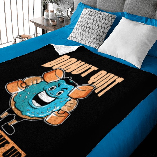Fitness Donut Donut Gym Baby Blankets