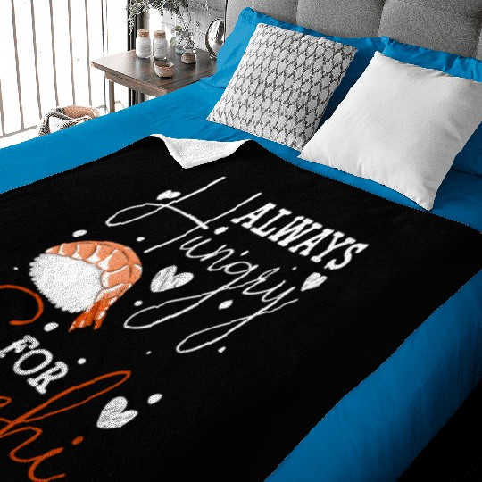 Japanese Fish Maki Cuisine Baby Blankets