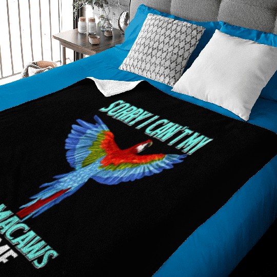 Gold Macaw Ornithologist Enthusiast Gift Baby Blankets
