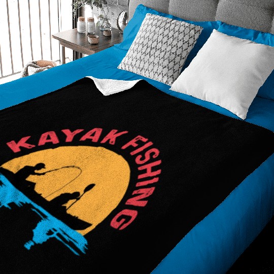 Kayak Fishing Fisherman Or Nature Lover Gift Baby Blankets