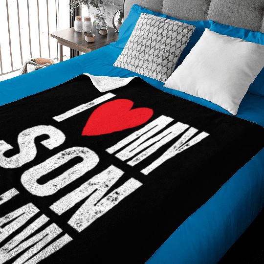 I Love My Son in Law Baby Blankets