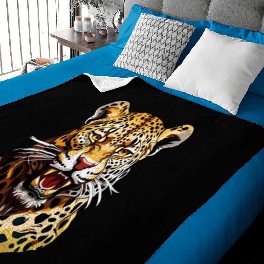 The jaguar Baby Blankets
