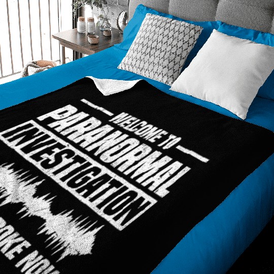 Ghost Hunt | Ghost Hunters Scary Gift Ideas Baby Blankets