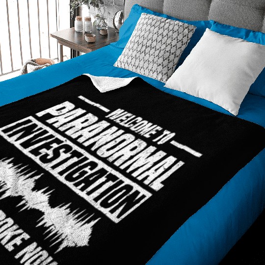 Ghost Hunt | Ghost Hunters Scary Gift Ideas Baby Blankets