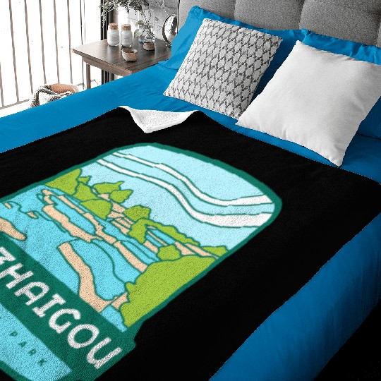 Jiuzhaigou National Park - China Baby Blankets