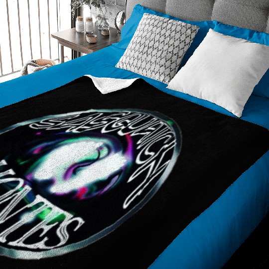 Sasquatch Mystical Identity Logo Baby Blankets