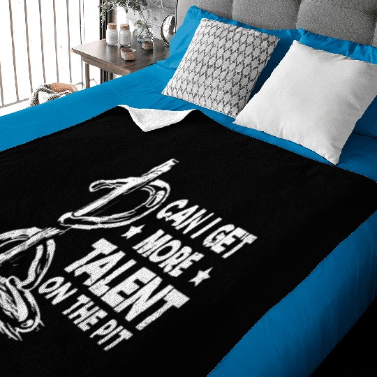 Funny Horseshoe Pitching Baby Blankets