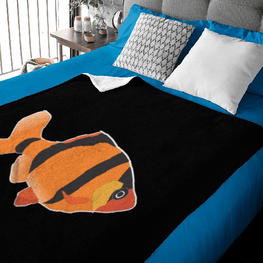 tiger brab Baby Blankets