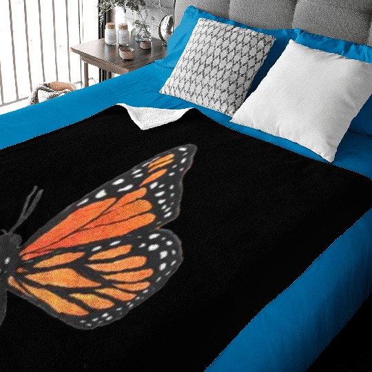 Monarch butterfly 1 Baby Blankets