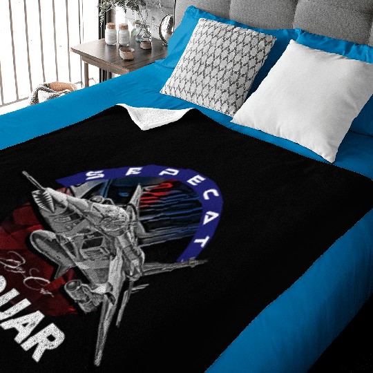 Sepecat Jaguar British-French Fighterjet Military Baby Blankets