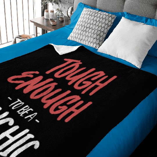 Tough Enough To Be A Psychic Celestial Card Baby Blankets