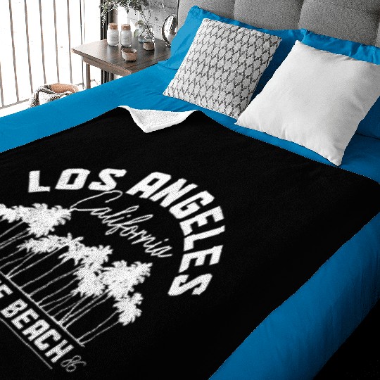 Los Angeles California LA Gift Baby Blankets
