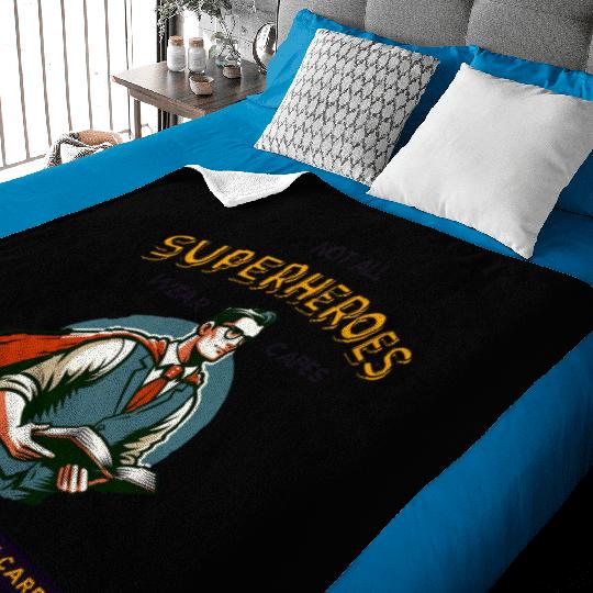 Superhero Librarian - Library Card Baby Blankets